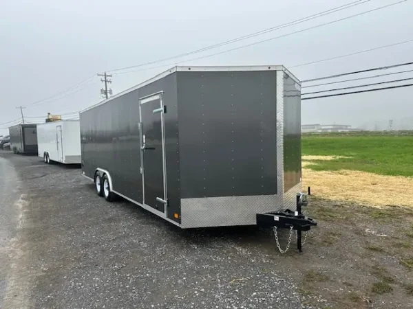 8.5 x 24 V-Nose Enclosed Car Trailer